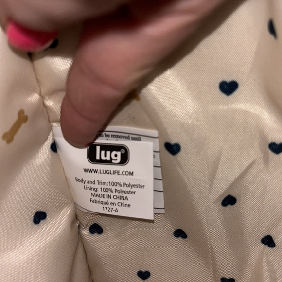 Lug Runner 1 piece Tote in Paws Navy - Picture 7 of 12